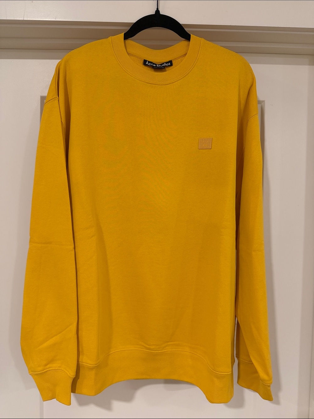 Acne Studios Yellow Crewneck Sweatshirt